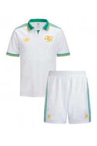 Fotbalové Dres AS Roma Dětské Třetí Oblečení 2025-26 Krátký Rukáv (+ trenýrky)